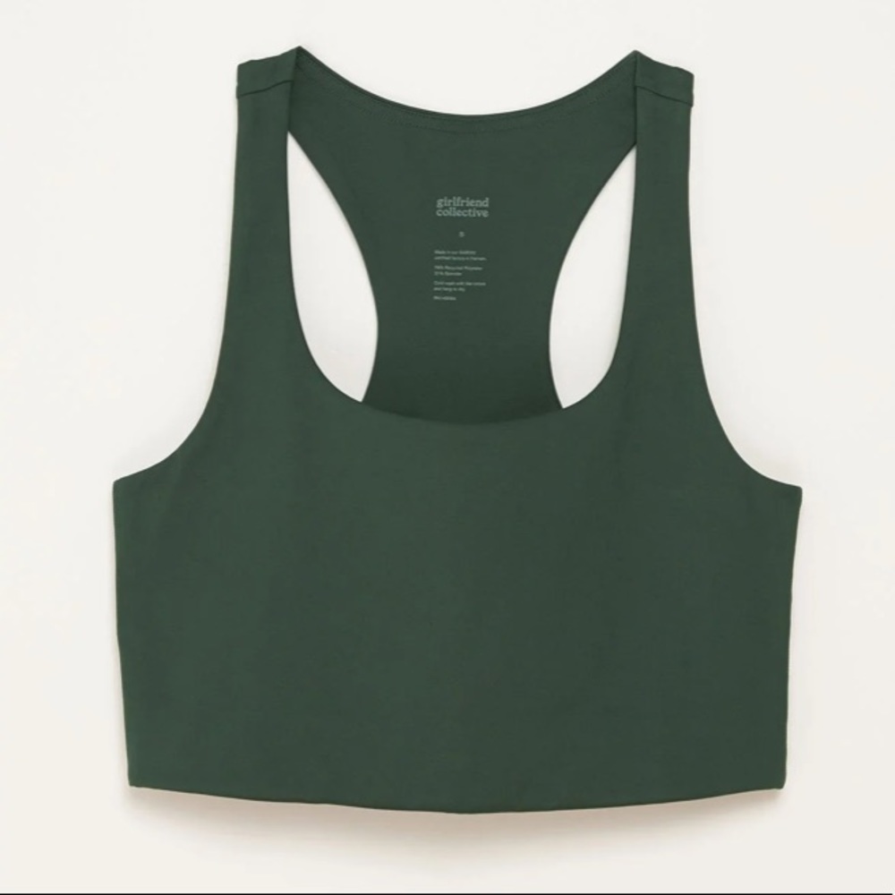 Girlfriend Collective Bra in Moss